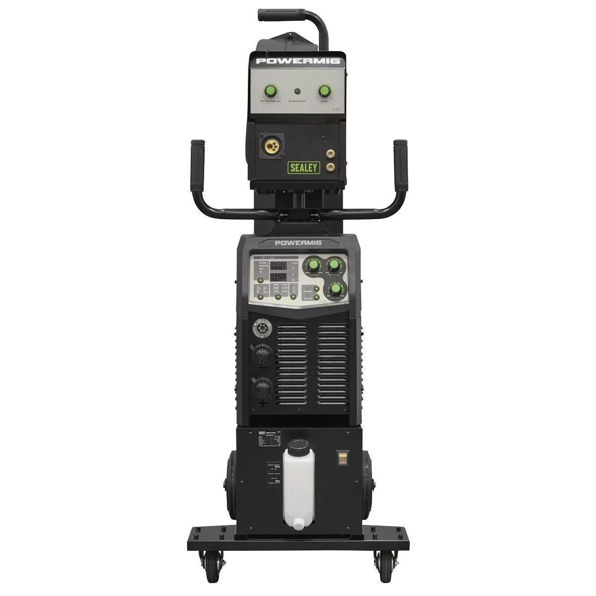 Sealey POWERMIG500Wi 500A Professional Gas/Gasless MIG/TIG/MMA Inverter Welder with Portable Wire Feeder & Water Cooler 400V/3ph