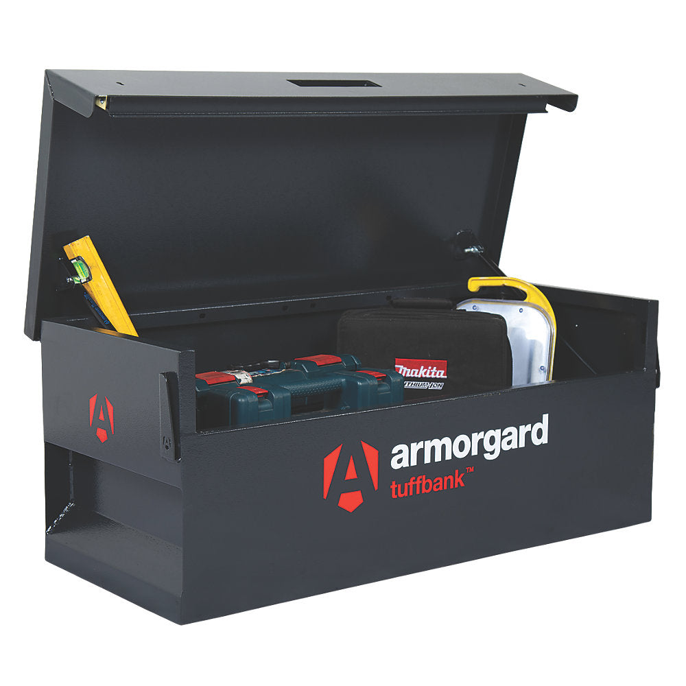 Armorgard TB12 Tuffbank Truck Box 1150mm x 495mm x 460mm Durable Secure Storage Solution for Tools