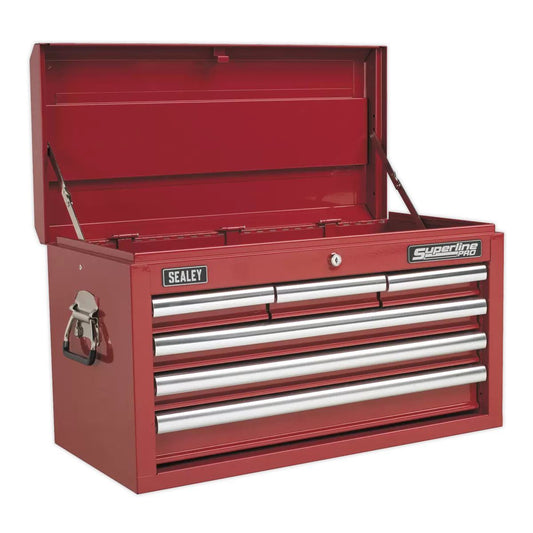Sealey AP33069 6 Drawer Topchest with Ball-Bearing Slides Red