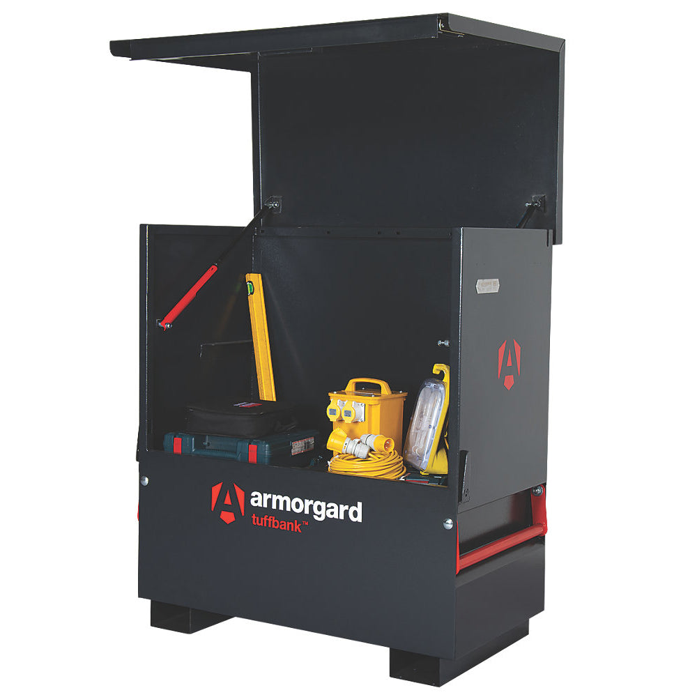 Armorgard TBC4 TuffBank Site Chest 1150mm x 615mm x 1265mm Heavy Duty Storage Solution for Construction