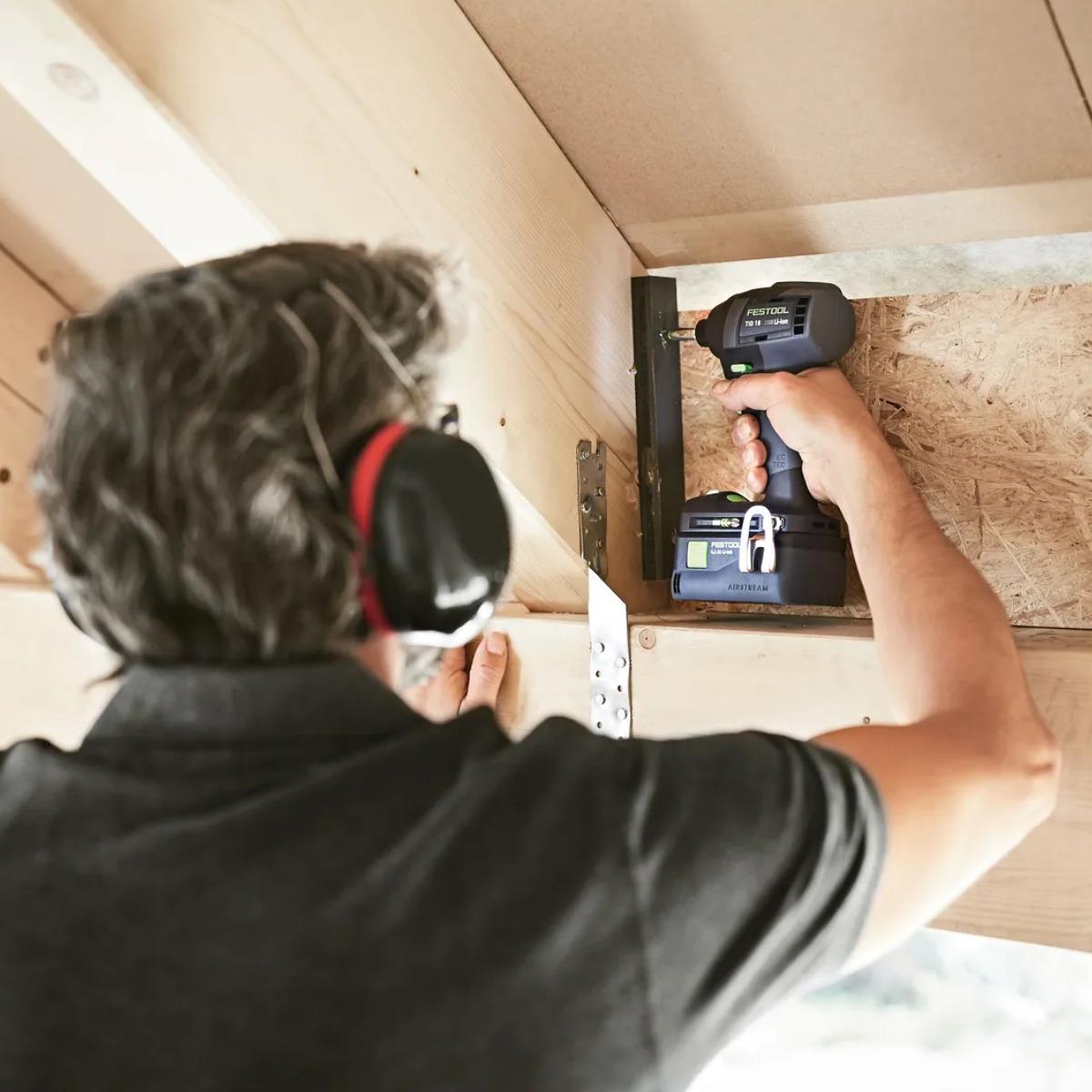 Festool TID 18 HPC4,0I-Set T18GB 18V Brushless Impact Driver & Drill Driver Twin Set with 2 x 4.0Ah Battery, Charger & Case 577245