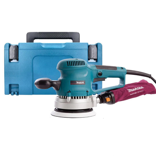 Makita BO6030JX1/1 150mm Random Orbit Sander with Case 110V Item Condition Box Opened Never Used