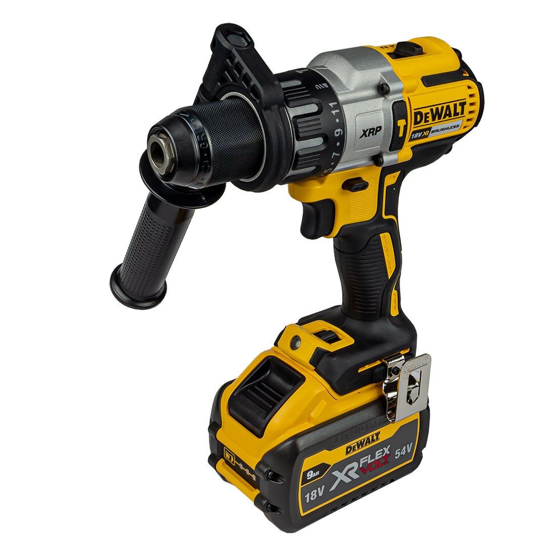 DeWalt DCD996X1 18V XRP Brushless Combi Drill with 1 x 9.0Ah Battery Charger & Case
