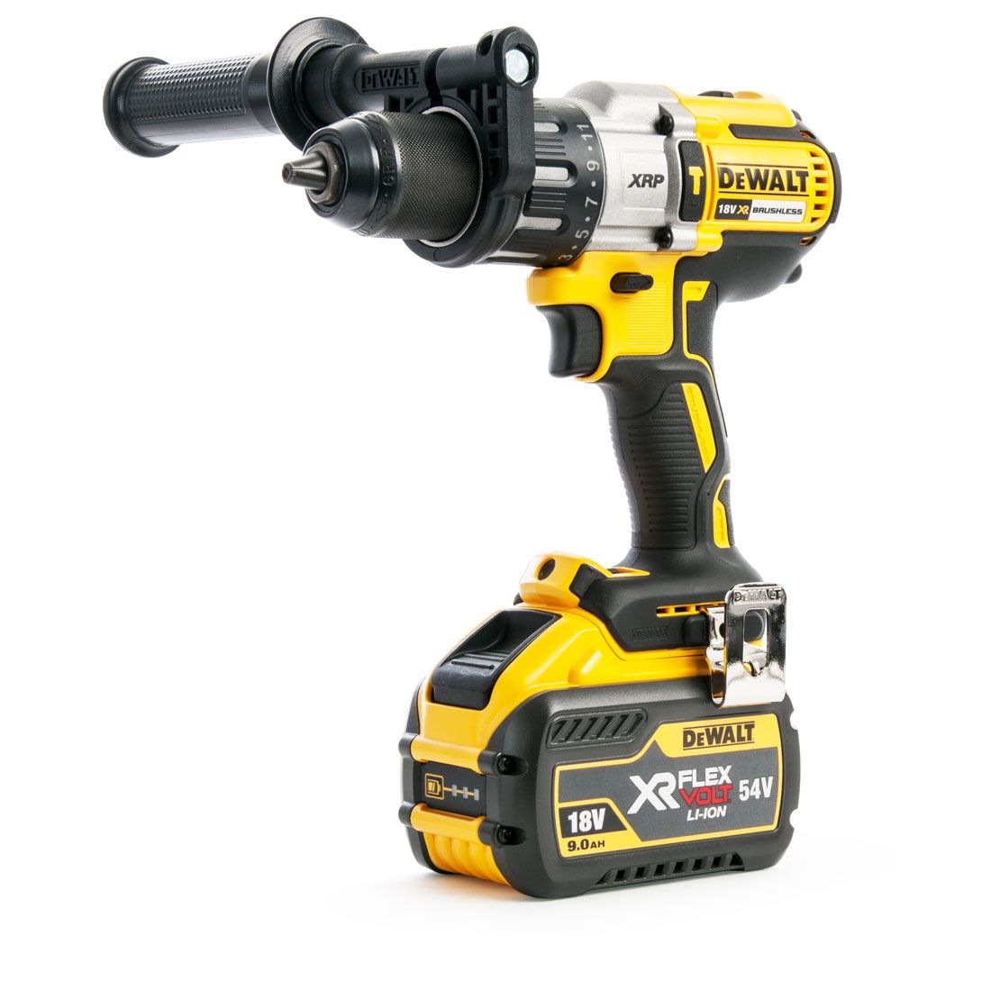 DeWalt DCD996X1 18V XRP Brushless Combi Drill with 1 x 9.0Ah Battery Charger & Case