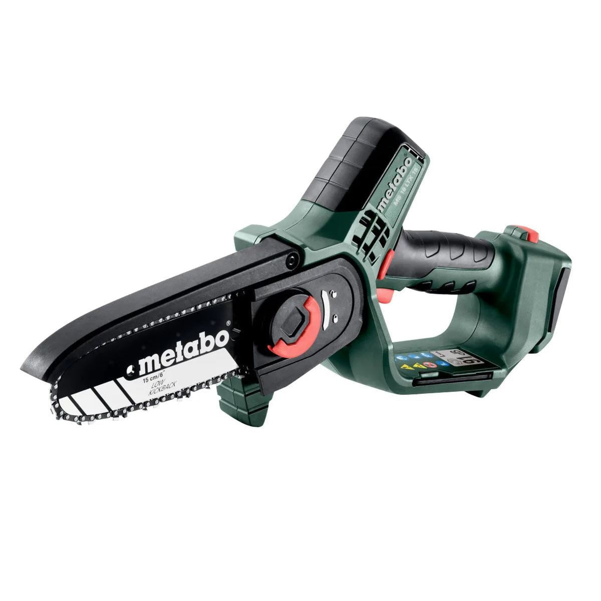 Metabo MS 18 LTX 15 18V 150mm Pruning Saw with 1 x 5.2Ah Battery Charger & Metabox