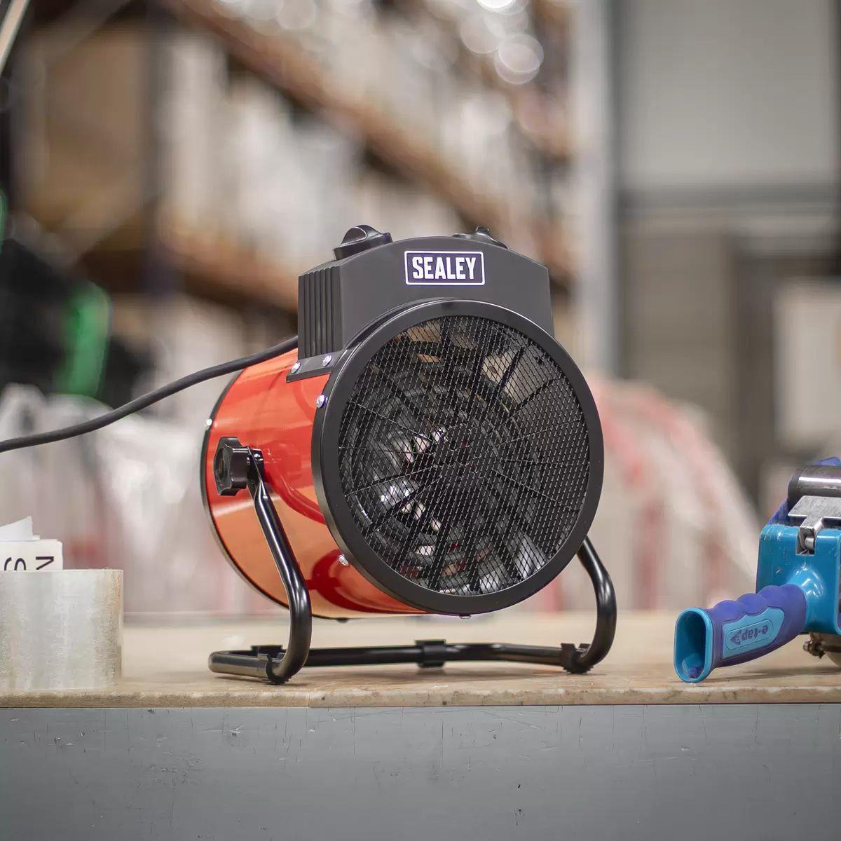 Sealey EH2001 Industrial Fan Heater High-Power Heating for Workshops & Garages 2kW