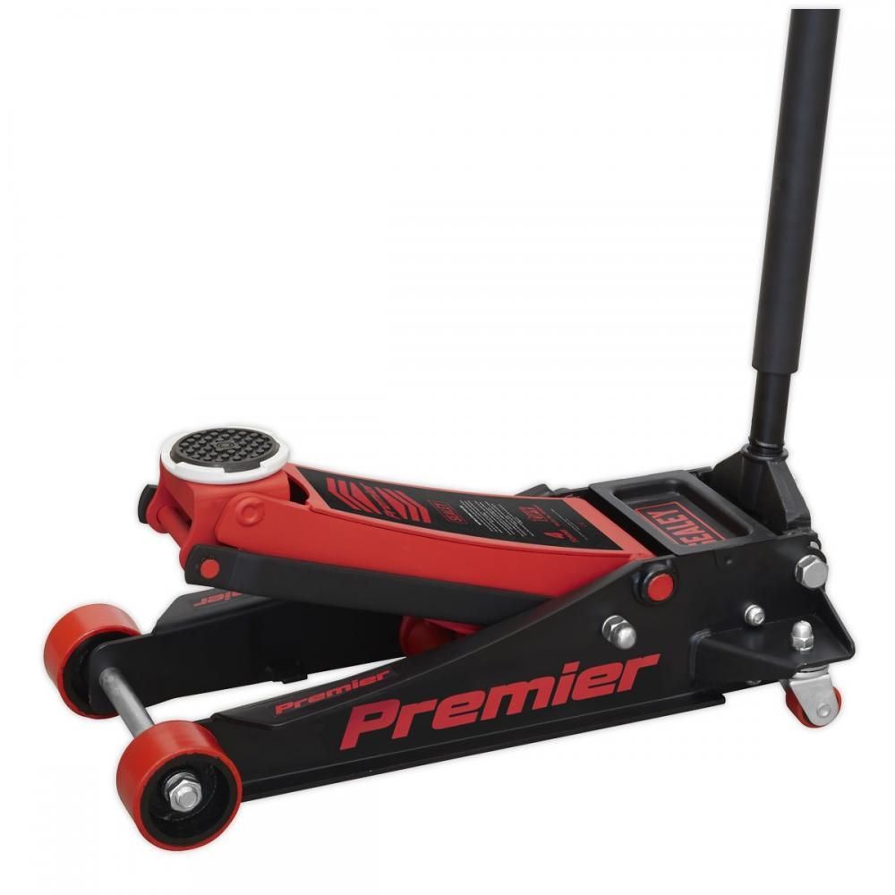 Sealey 4040AR Trolley Jack 4 Tonne Ton Rocket Quick Lift Red Car Van Garage