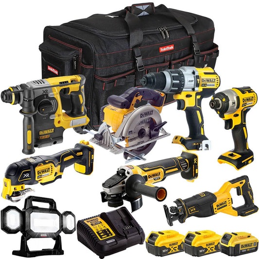 Dewalt 18V 8 Piece Combo Kit with 3 x Batteries & Charger T4TKIT-1948