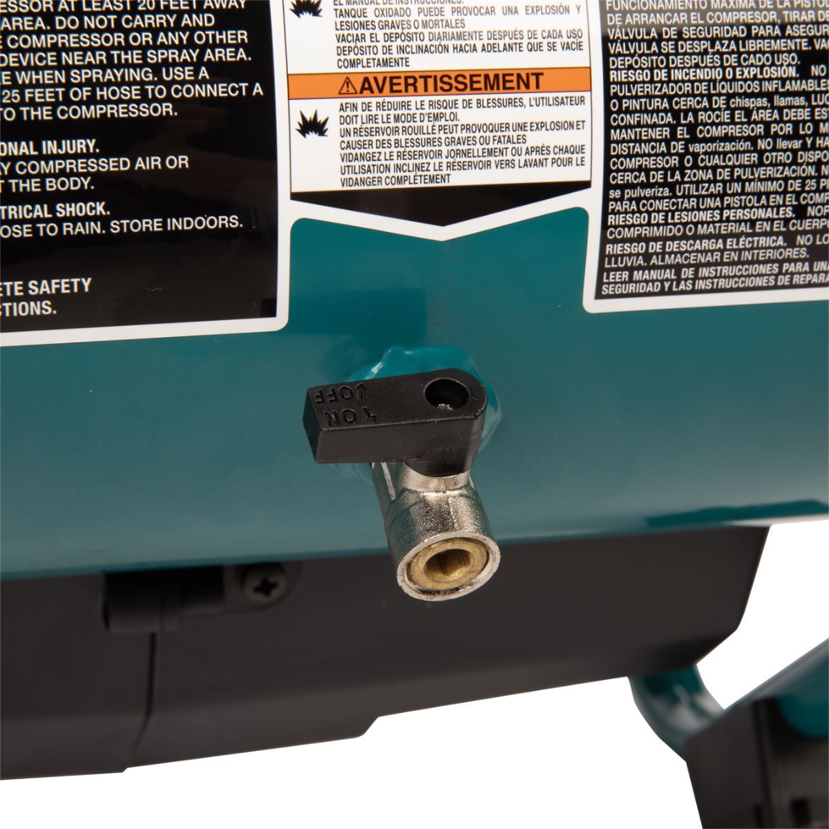 Makita AC001GZ 40Vmax XGT Brushless 7.6L Air Compressor Body Only