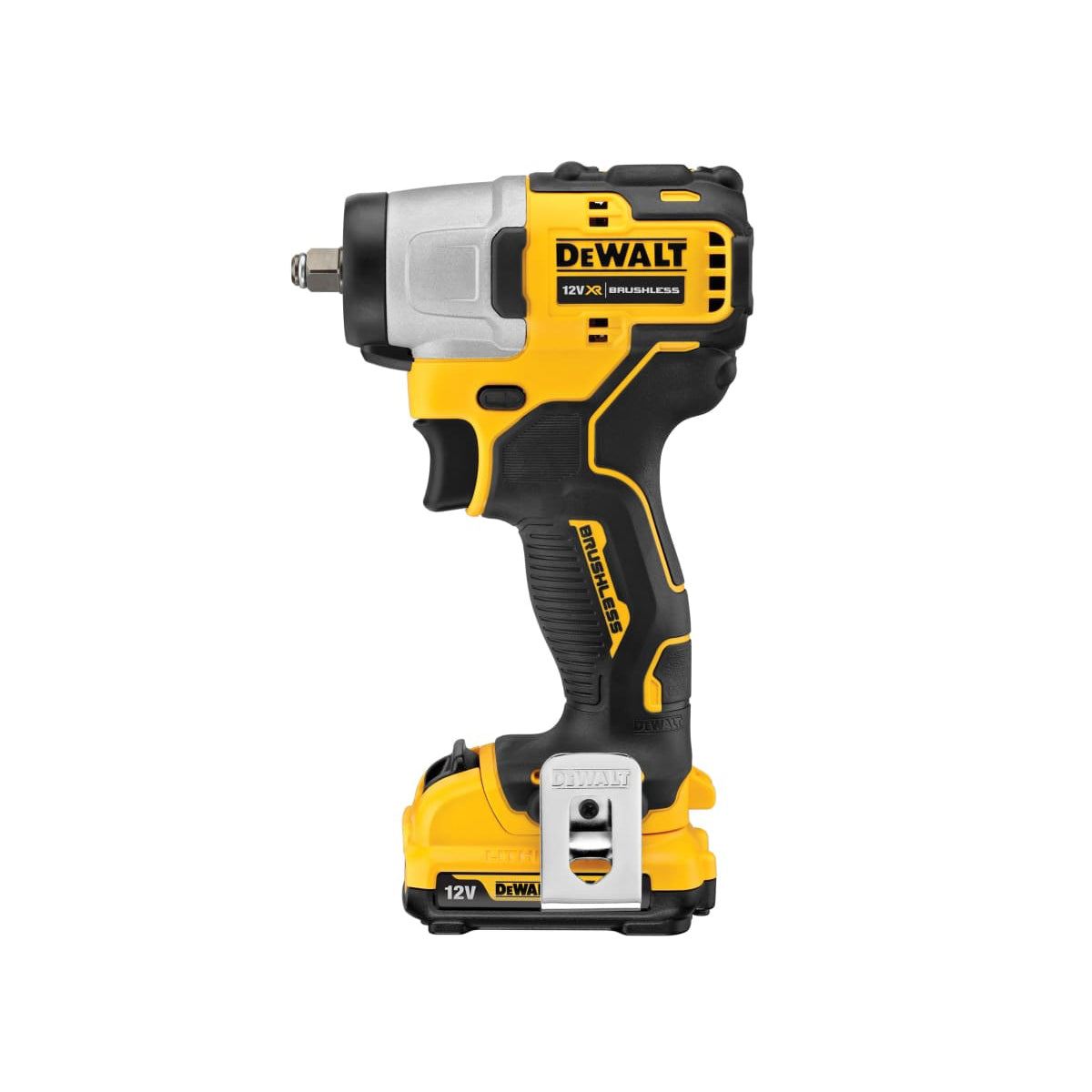 Dewalt DCF902D2 12V Brushless 3/8-Inch Impact Wrench With 2 x 2.0Ah Batteries, Charger & Carry Case