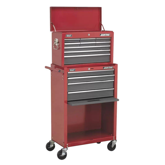 Sealey AP22513BB 13 Drawer Topchest & Rollcab Combination with Ball Bearing Runners
