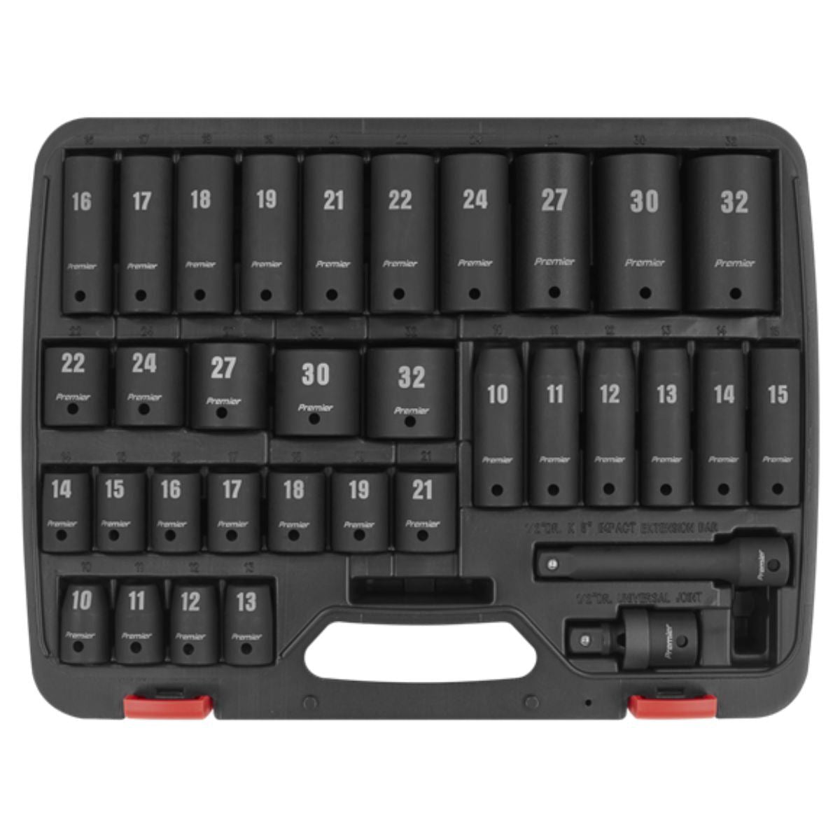 Sealey AK5634M Premier Impact Socket Set 1/2