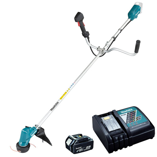Makita DUR190URT8 18V LXT Brushless 30cm Grass Trimmer With 1 x 5.0Ah Battery & Charger