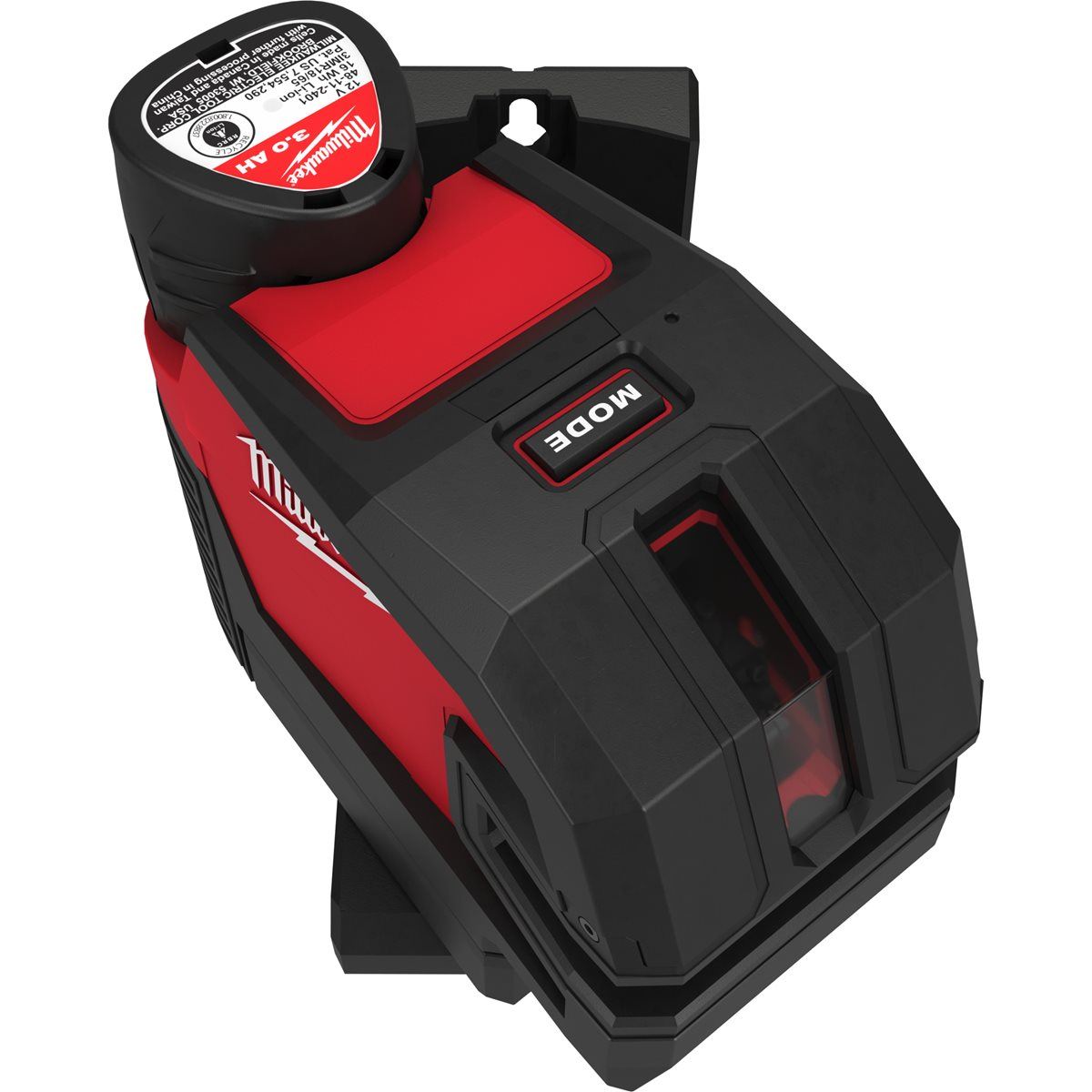 Milwaukee M12CLL4P-301C 12V 4 Points Green Cross Line Laser with 1 x 3.0Ah Battery, Charger & Case 4933479204