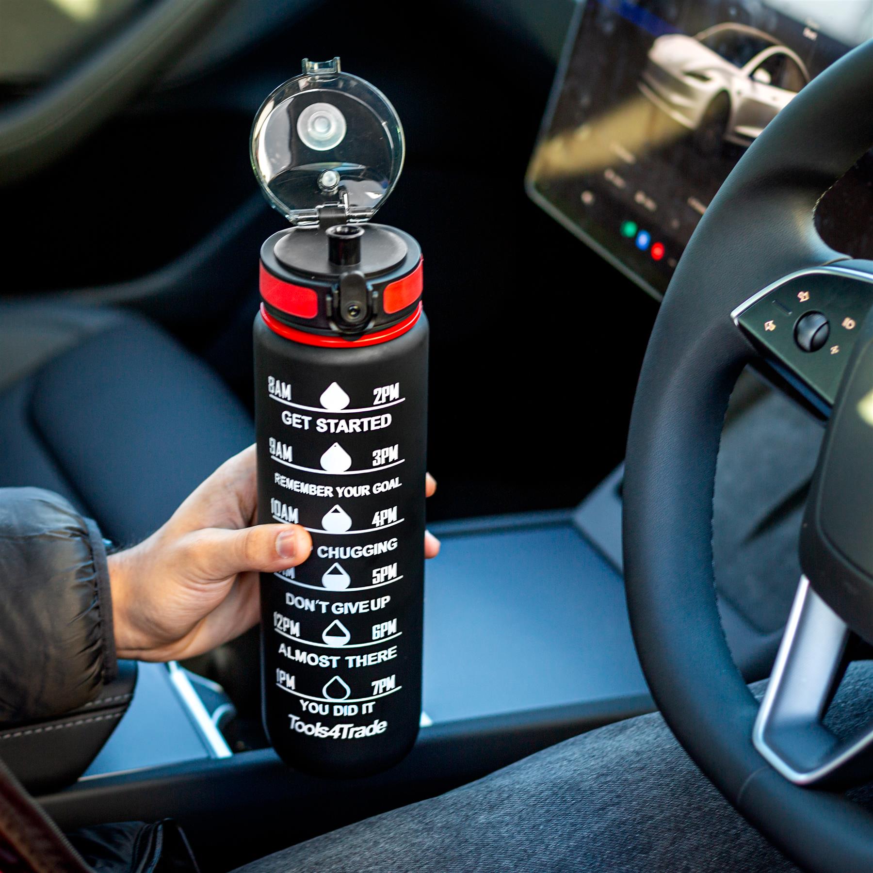 Tools4Trade Water Bottle - Black (1 Litre)