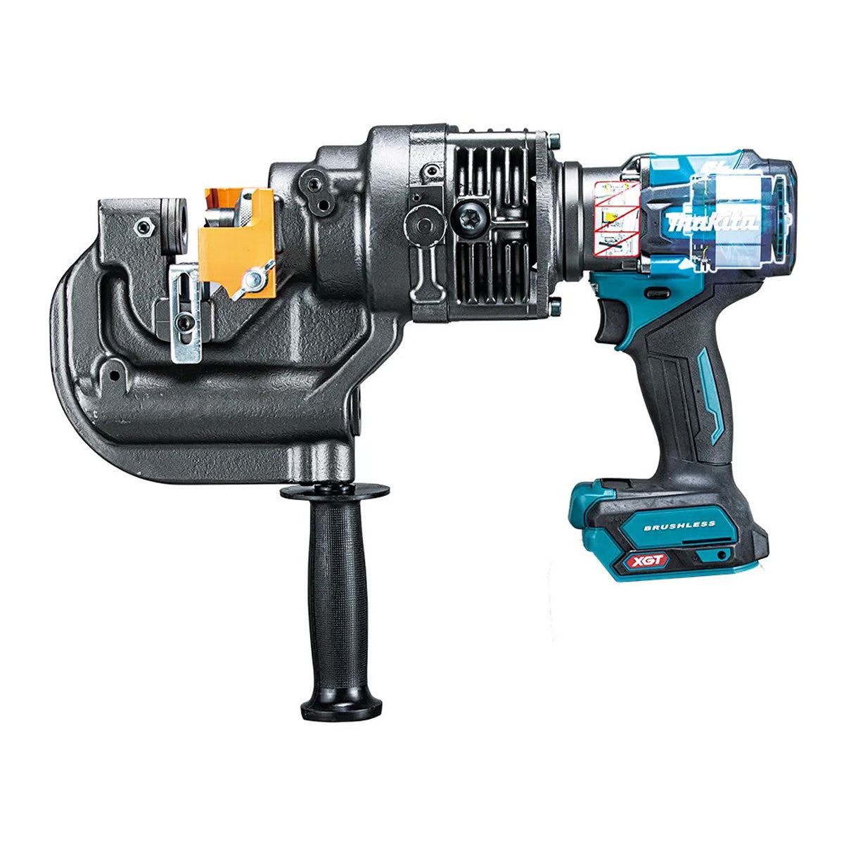 Makita PP001GZK 40Vmax XGT Cordless Hole Puncher Body Only High-Power & Precision Punching for Professionals