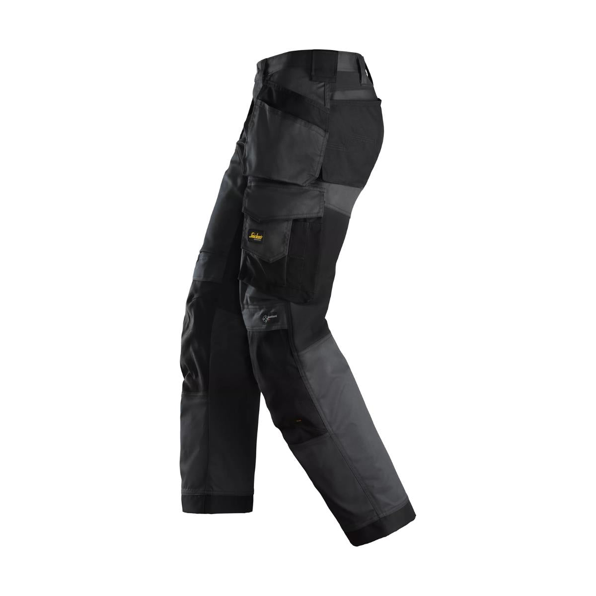 Snickers AllroundWork Stretch Loose Fit Trousers with Holster Pockets Black - 32