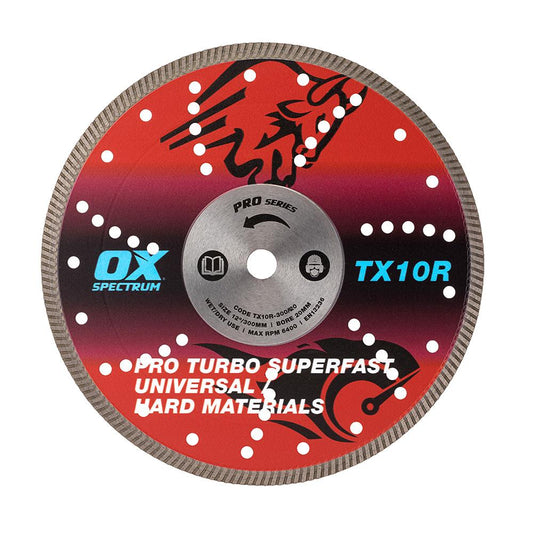 OX Spectrum 300mm Superfast Superior Diamond Blade TX10R-300/20
