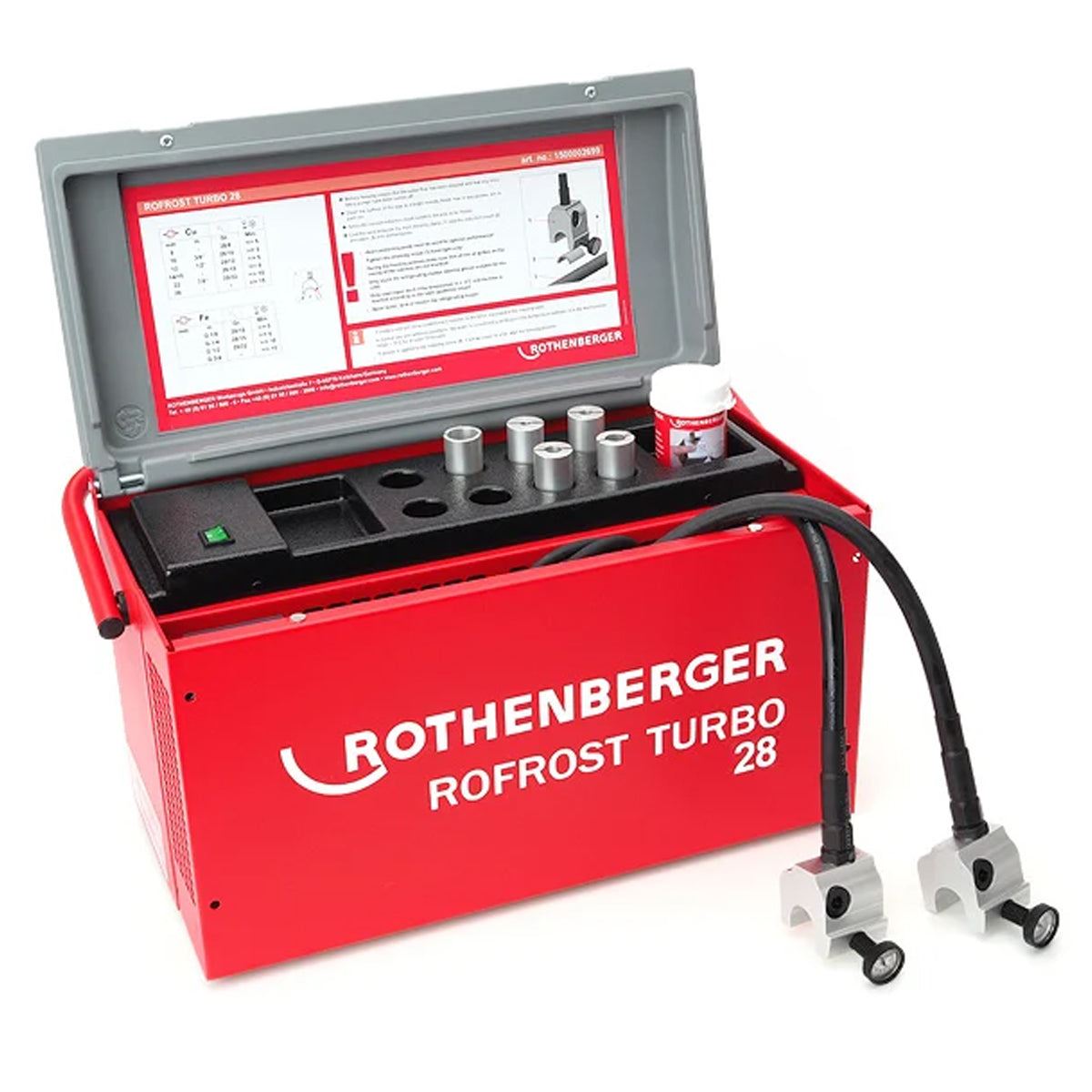 Rothenberger Rofrost Turbo 28 Pipe Freezer 230V Efficient Pipe Freezing for Quick Repairs 1500003162