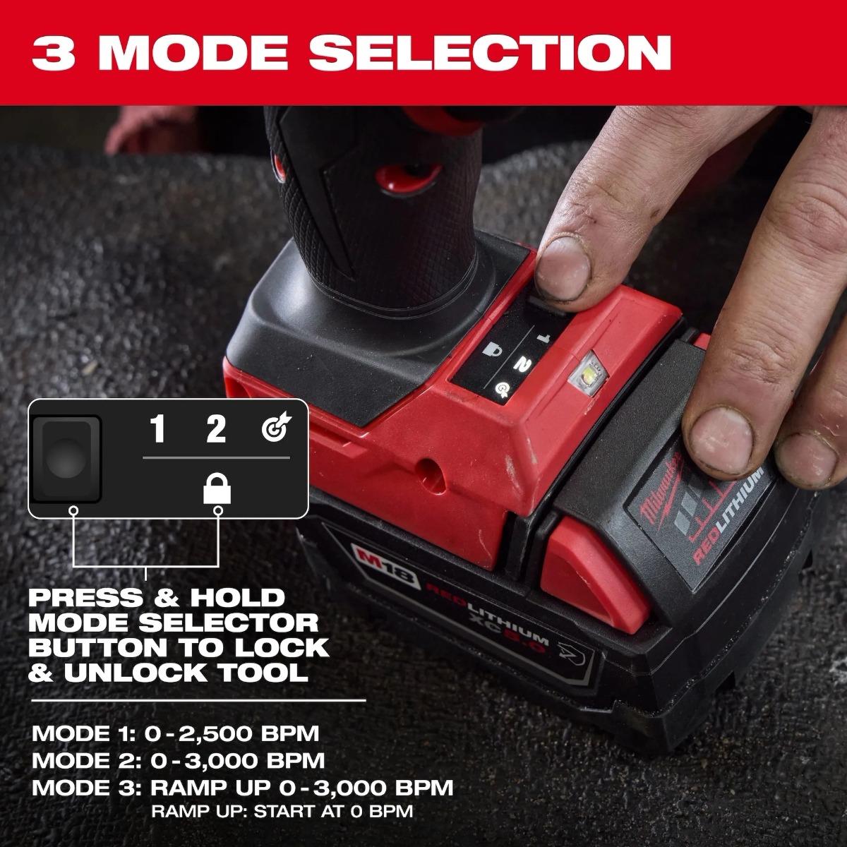 Milwaukee M18FCH-0X M18 Fuel 18V Brushless Striker Chisel Hammer Body Only With Case 4933498202