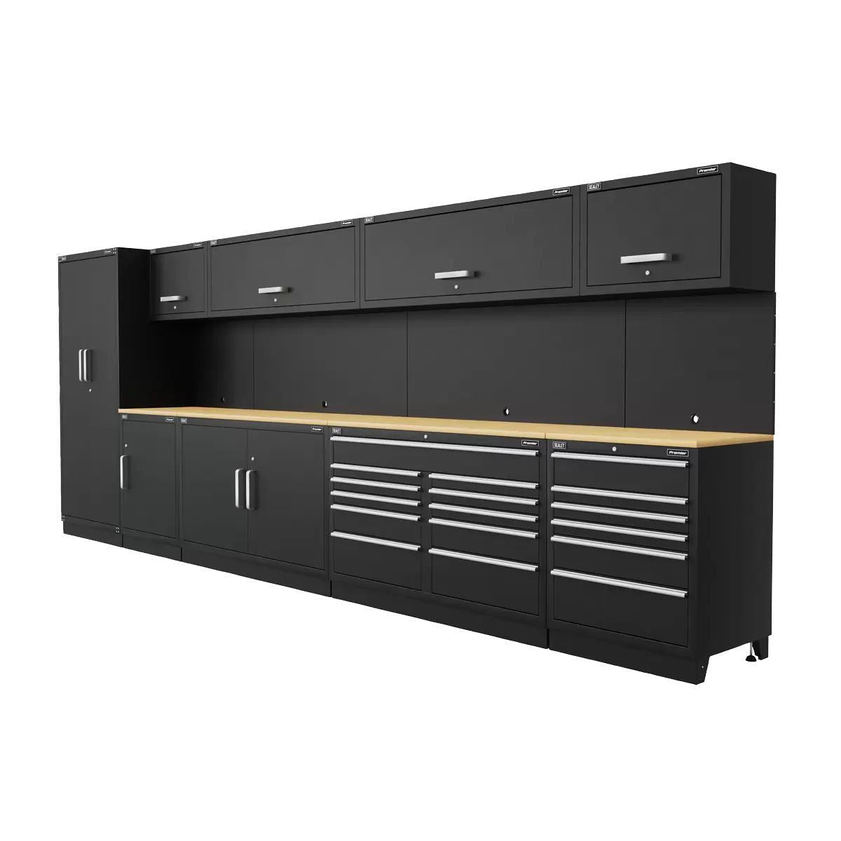 Sealey APMSOAK Modular Workshop Storage Combination Oak Worktop