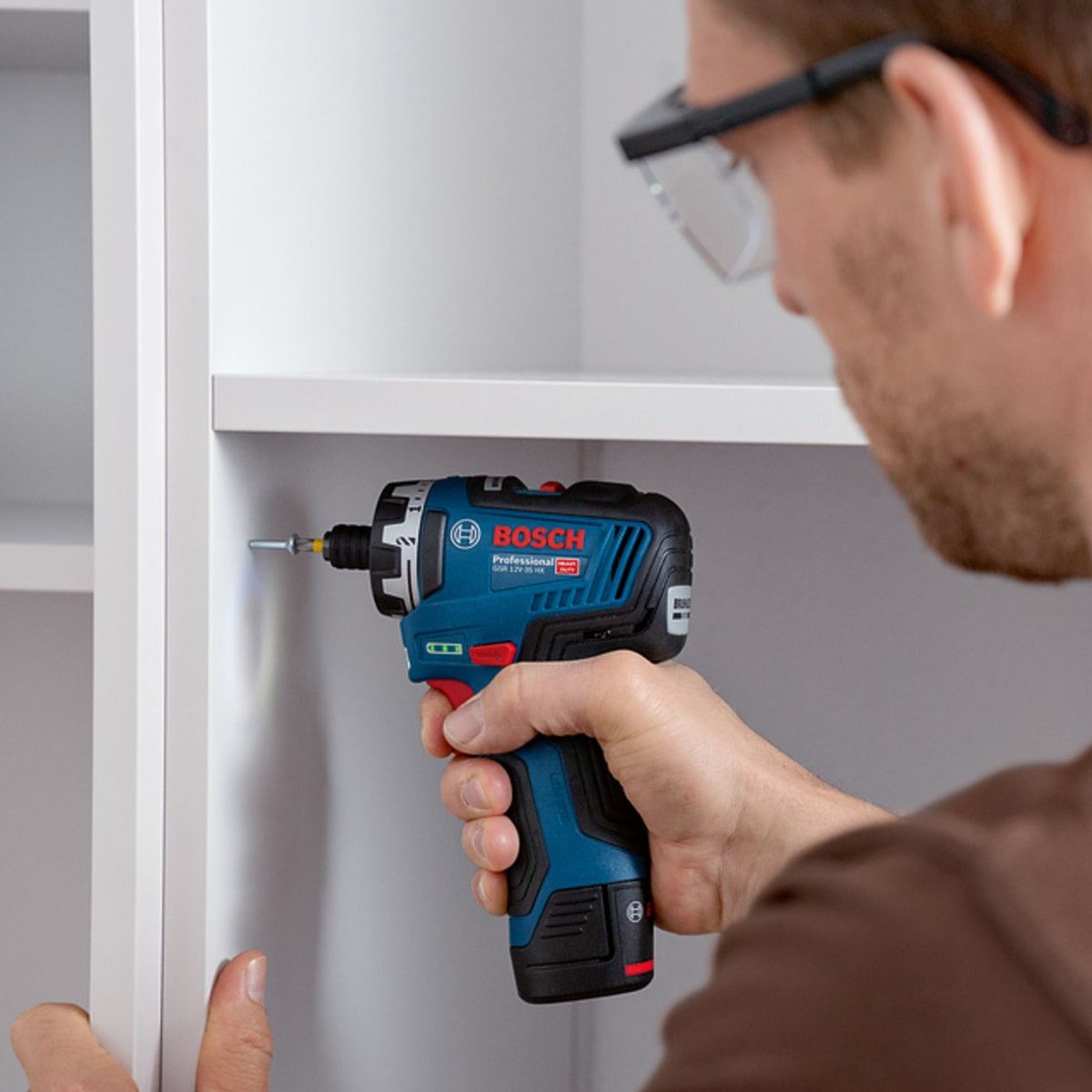 Bosch GSR 12V-35 HX Professional Screwdriver with 2 x 3.0Ah Batteries & Charger in Case 06019J9170