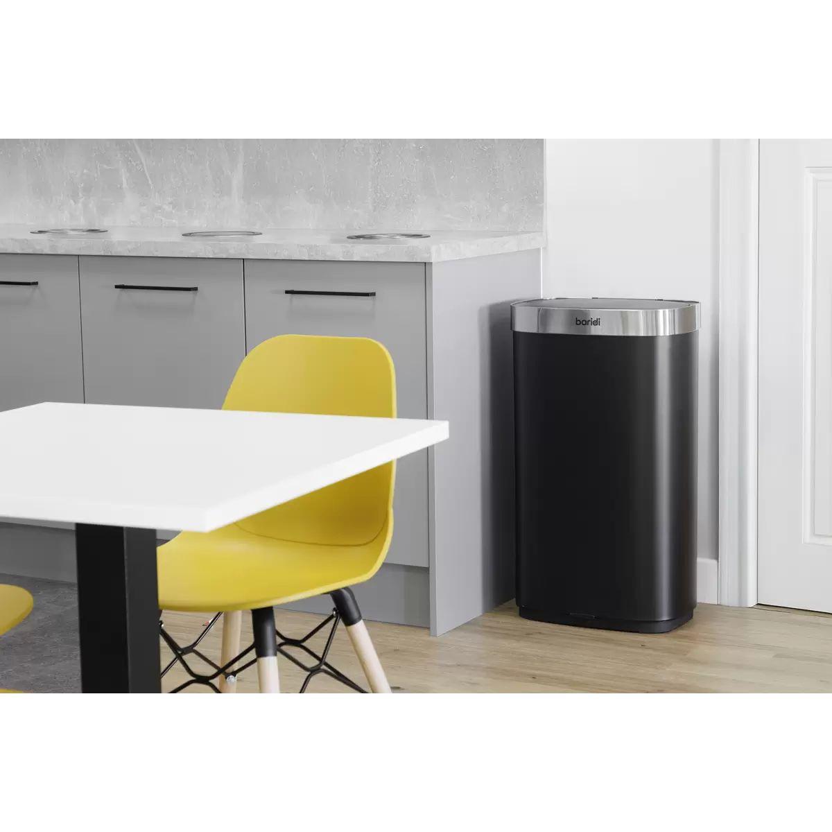 Sealey DH283 Baridi Sensor Bin 80L Black/Stainless Steel