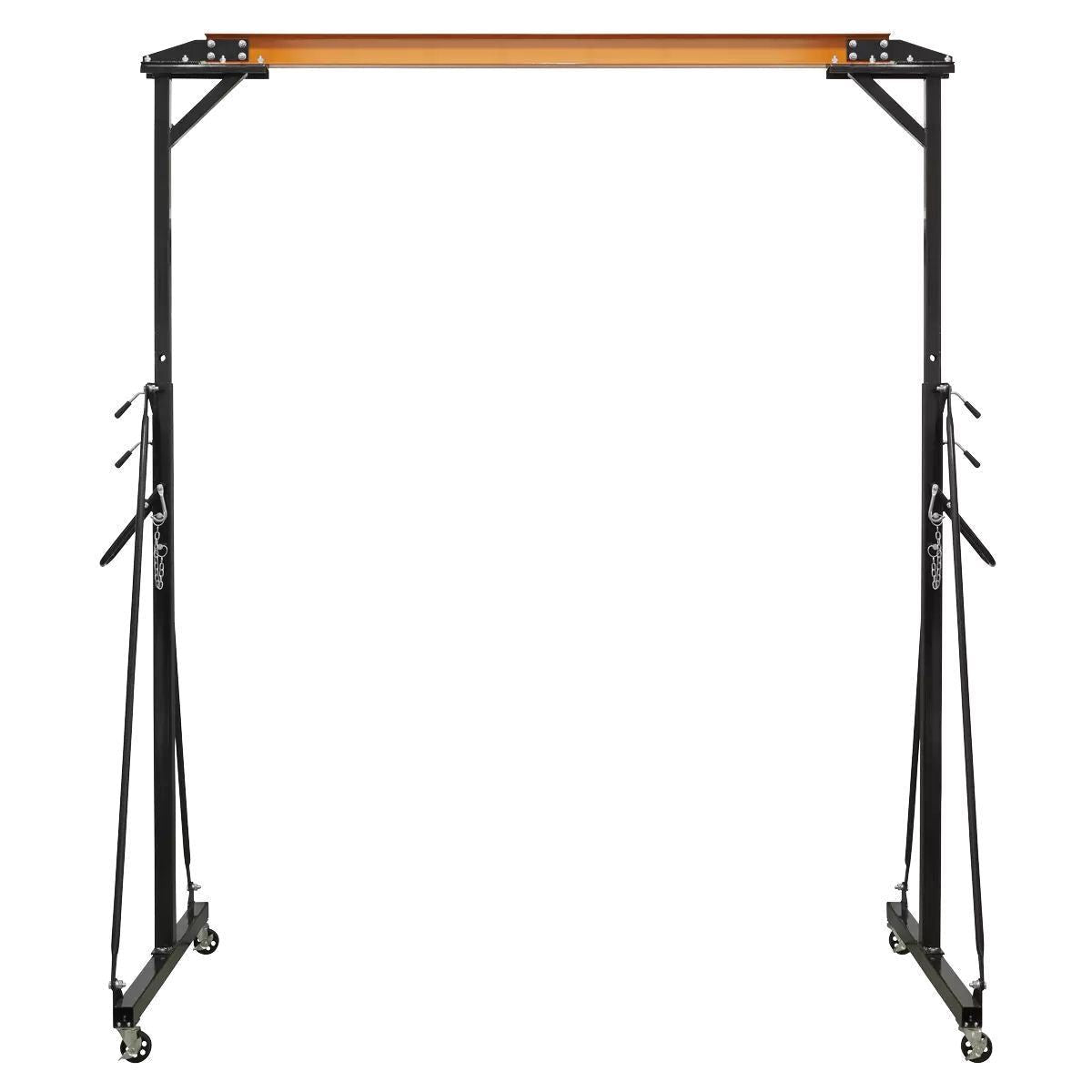 Sealey SG500 Portable Lifting Gantry Crane Adjustable 0.5 Tonne