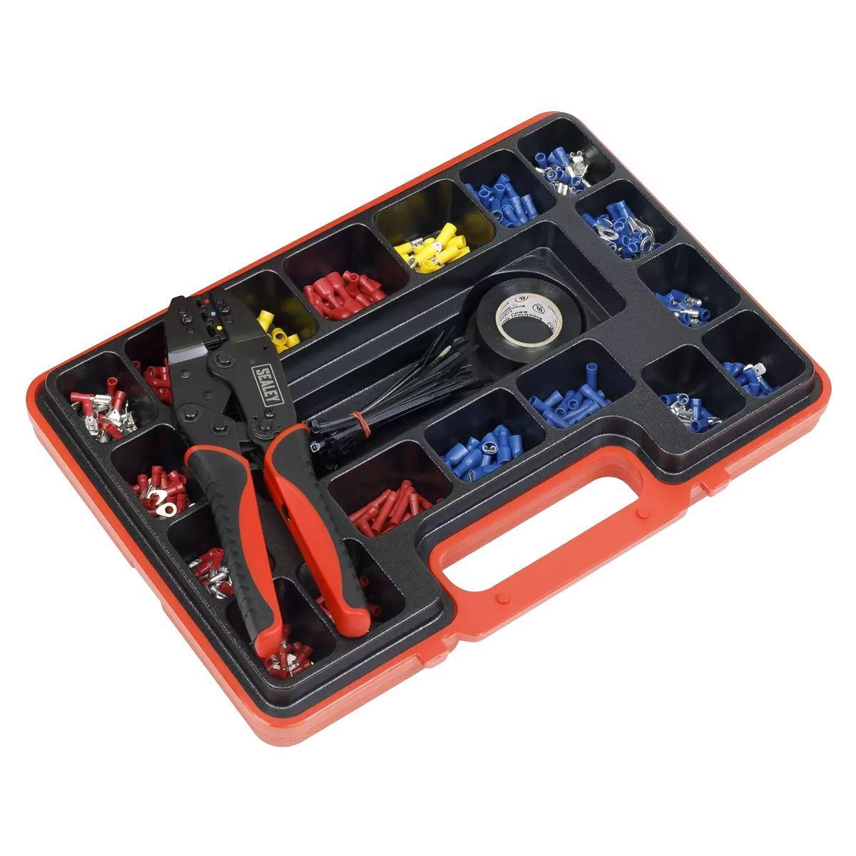 Sealey AK386 Ratchet Crimping Tool Kit 552 Piece