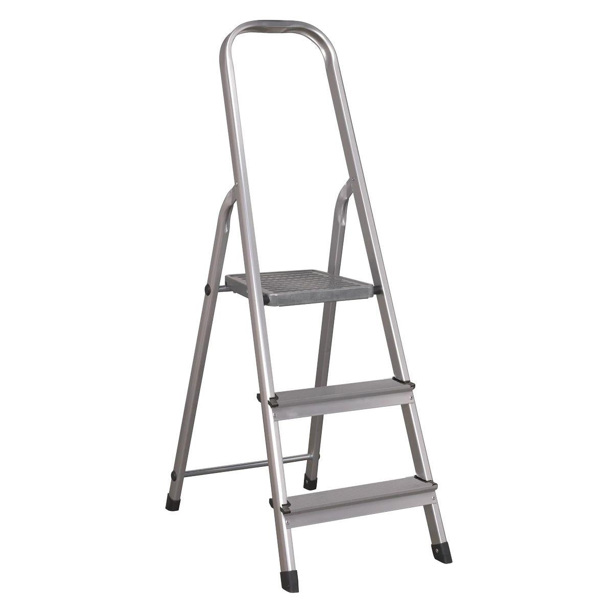 Sealey ASL3S Step Ladder 3-Tread Aluminium EN 131