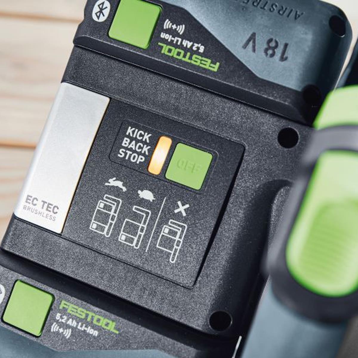 Festool TSC 55 KEB-Basic 36V Brushless 160mm Plunge Cut Saw 578738 with 2 x 5.0Ah Battery & Guide Rail Kit Set