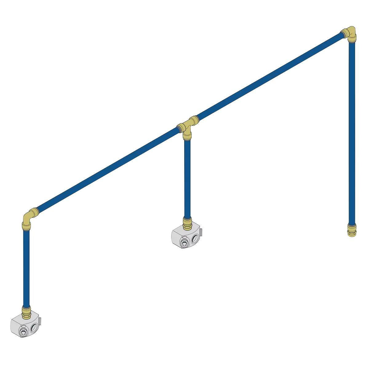 Sealey SBAKIT215 Shark Bite 12m 2-Drop Air Supply System Kit 15mm