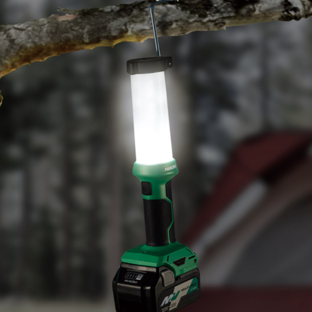 HiKOKI UB18DFW4Z 18V Cordless LED Lamp With 1 x 2.0Ah Battery & Charger