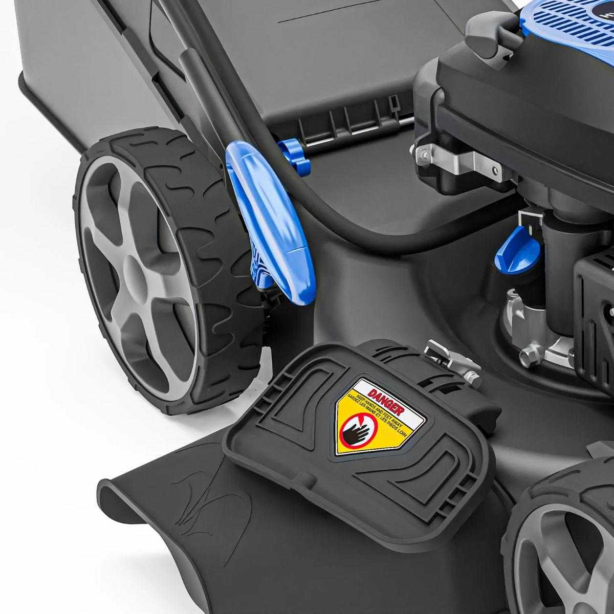 Hyundai HYM22200SPEX 56cm Electric Start Self-Propelled 3-in-1 Petrol Lawnmower