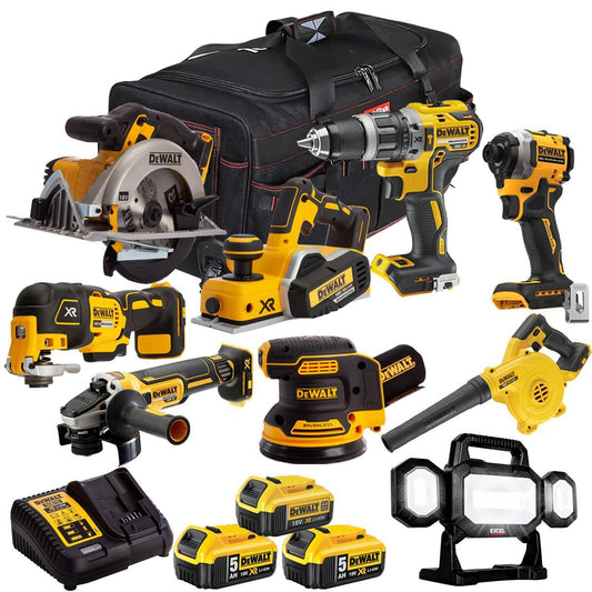 Dewalt 18V 9 Piece Combo Kit with 3 x Batteries & Charger T4TKIT-1714