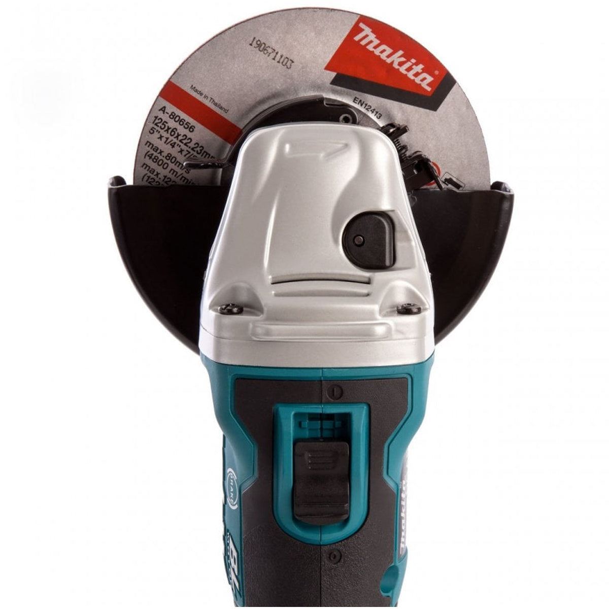 Makita DGA513Z 18V LXT Brushless 125mm Angle Grinder with 1 x 6.0Ah Battery & Charger