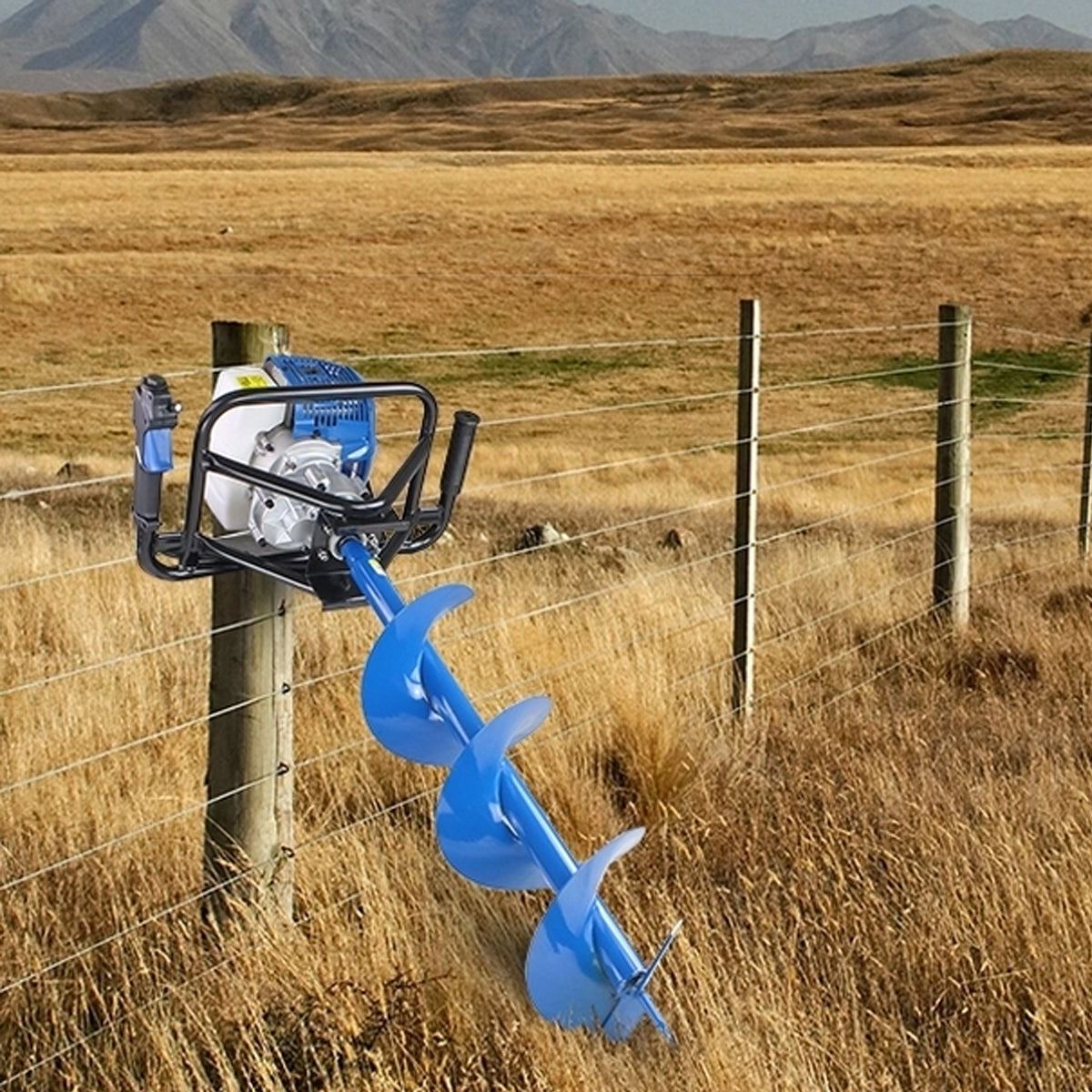 Hyundai HYEA5200X 52cc Petrol Earth Auger, Post Hole Borer and Ground Drill 100, 150 & 200mm