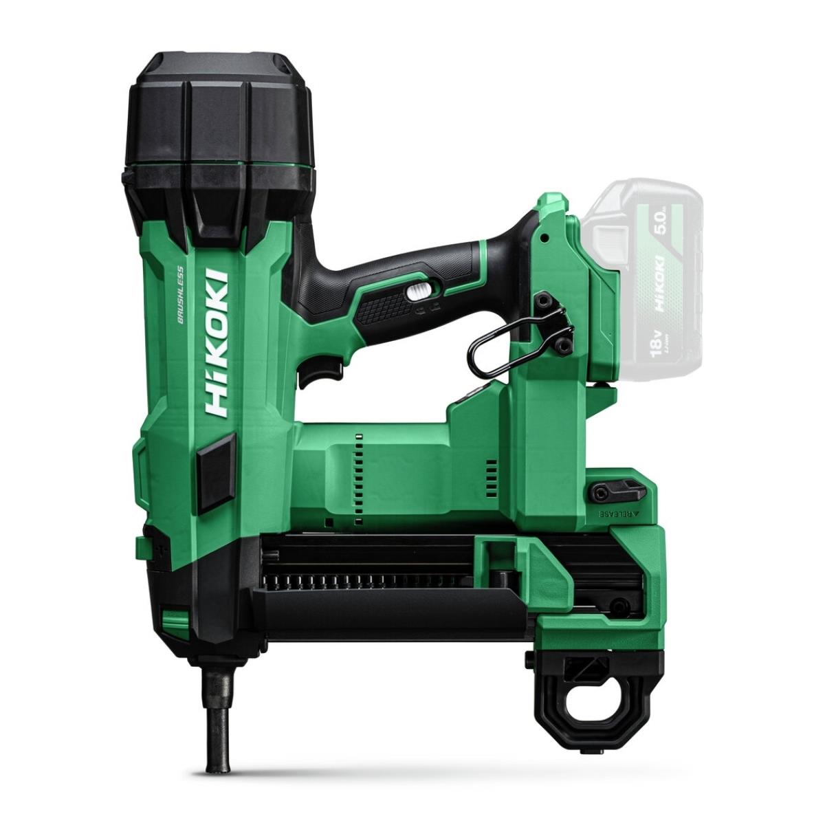 HiKOKI NC1840DAW3Z 18V Brushless Concrete Nailer Body Only In Carry Case