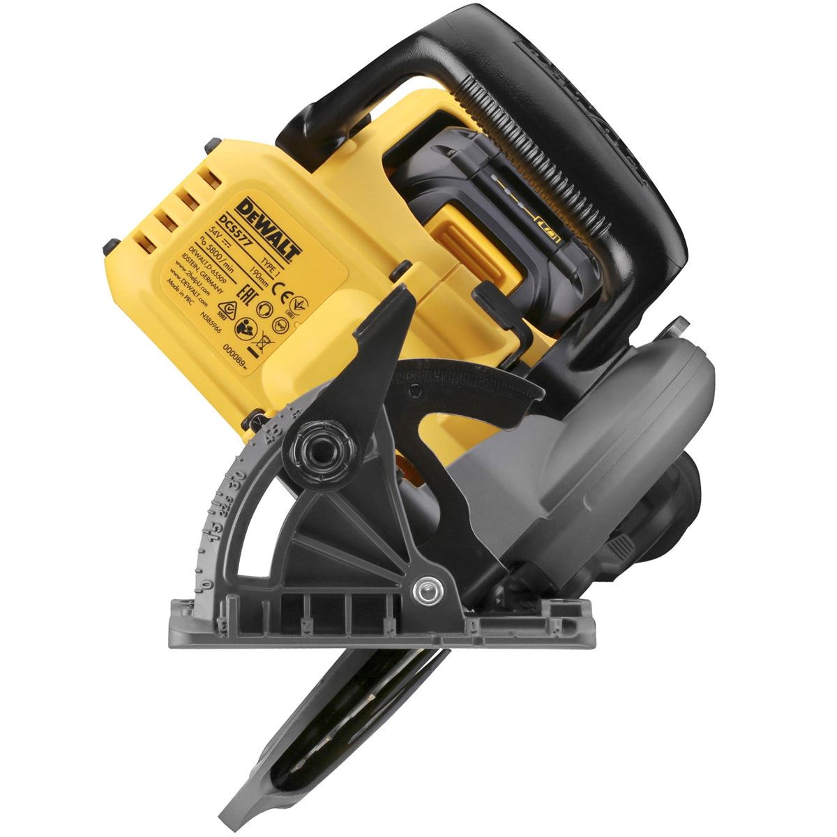 Dewalt DCS577N 54V XR FLEXVOLT Brushless Circular Saw with 1 x 9.0Ah Battery & Charger