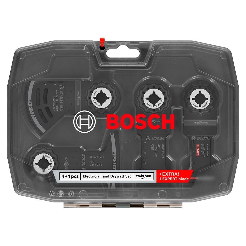 Bosch 5 Piece Electrician & Drywall Starlock Multi Tool Blade Set 2608669095