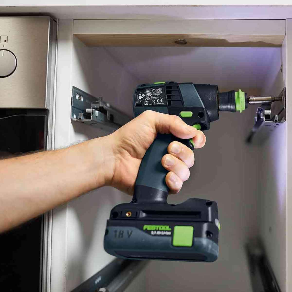 Festool TXS 18 C 3,0-Plus GB 18V Brushless Drill Driver With 2 x 3.0Ah Batteries, Charger & Case - 577332
