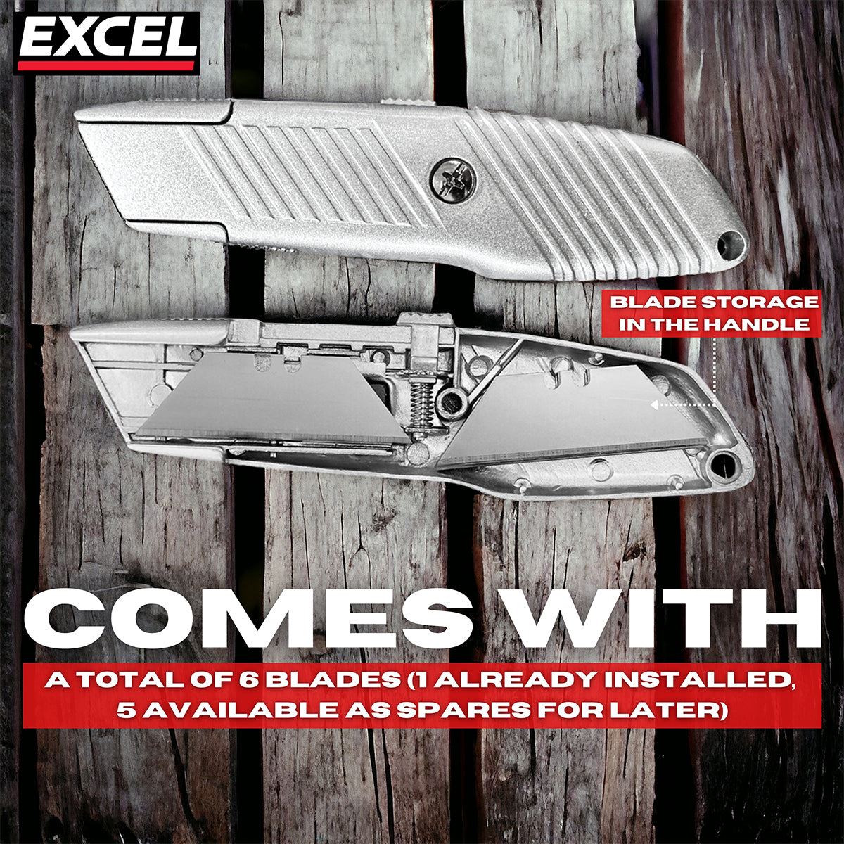 Excel Trimming Knife with 5 Blades