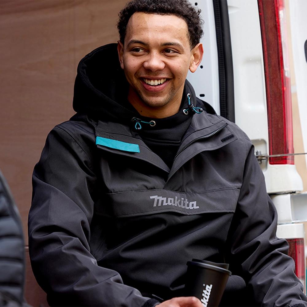 Makita MK203M Aero Jacket Grey - Size M