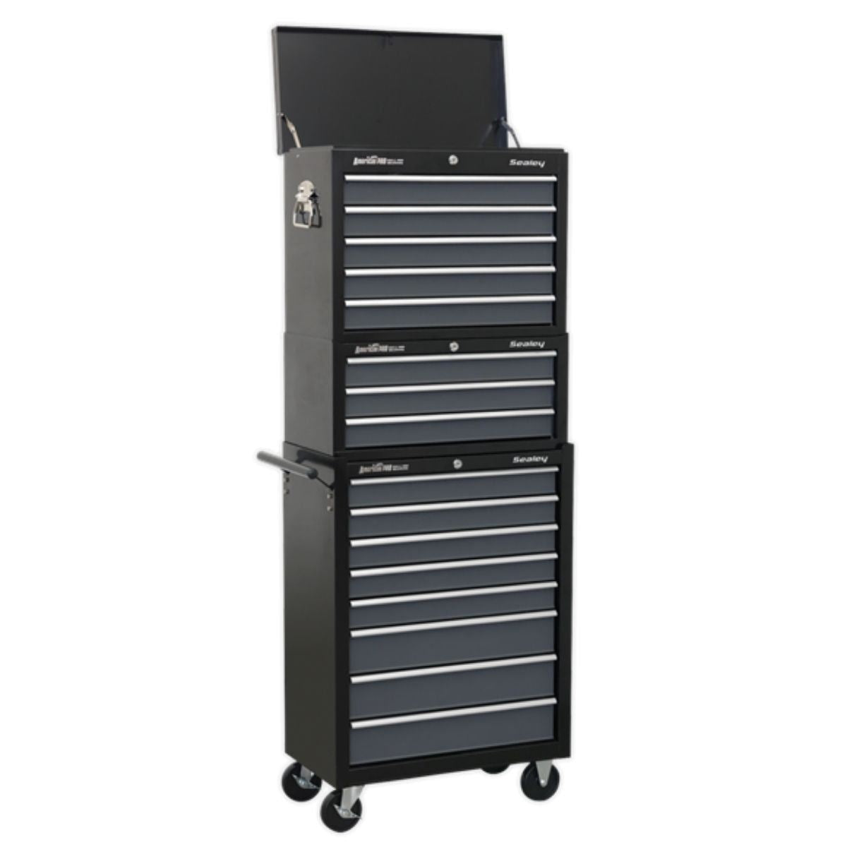 Sealey AP35STACK 16 Drawer Tool Chest Combination with Ball-Bearing Slides