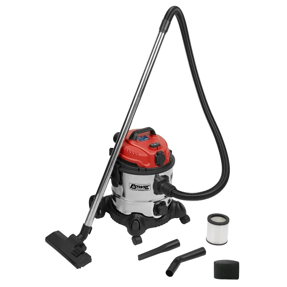 Sealey PC200SDAUTO Vacuum Cleaner Industrial 20ltr 1400w/230v