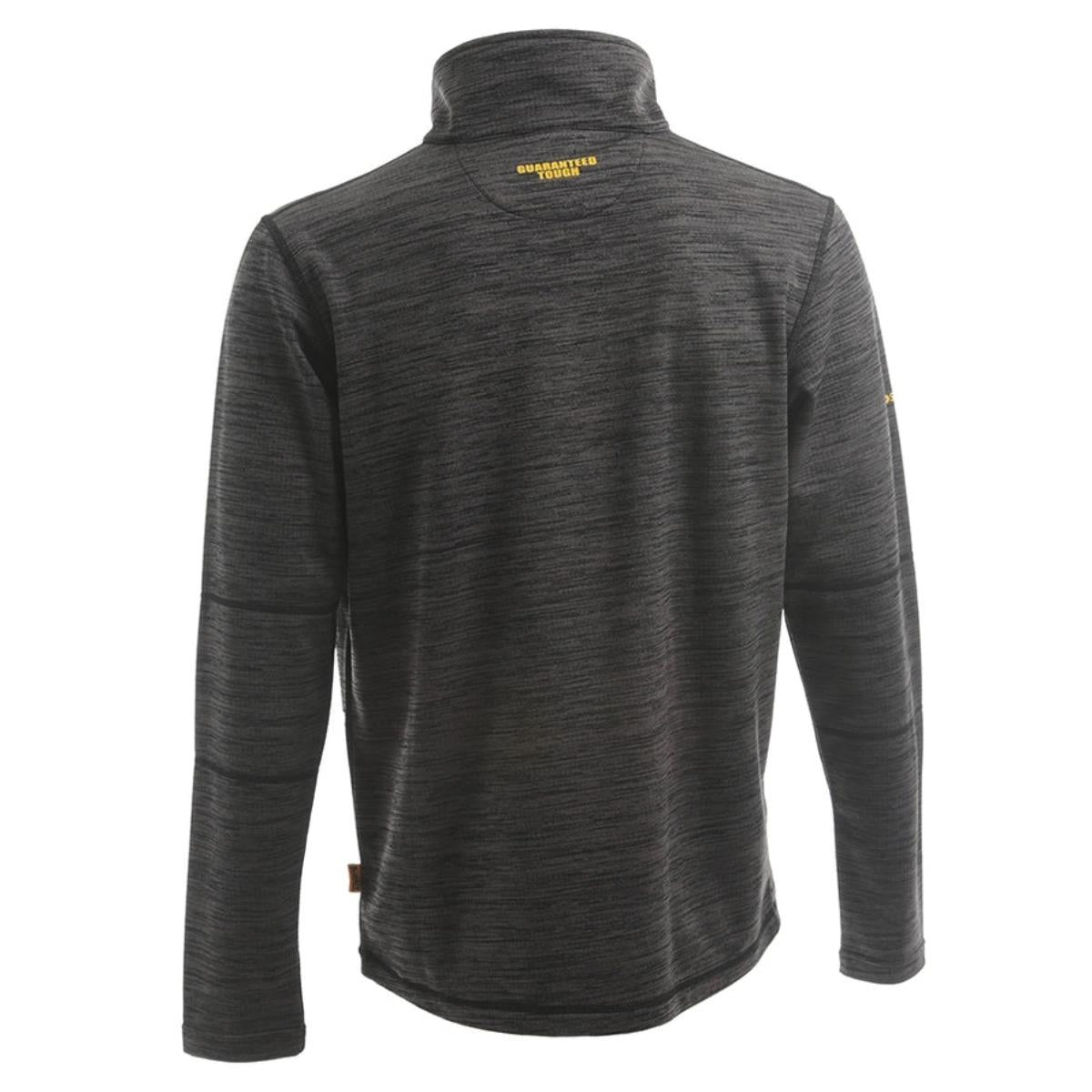 Dewalt Jonesborough 1/4In Zip Mid Layer Fleece Black/Grey - Size M
