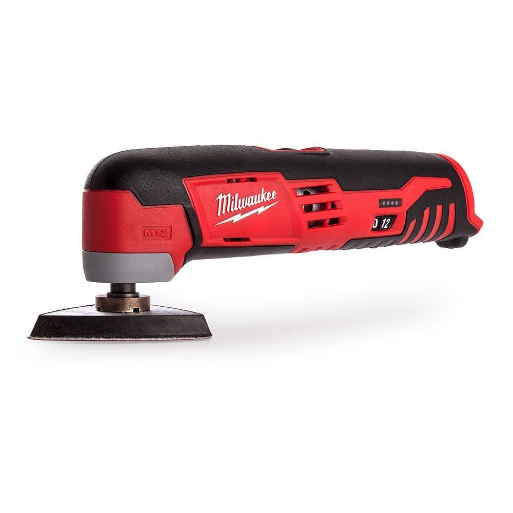 Milwaukee M12C12MT-0 M12 12V Sub Compact Multi-Tool With 1 x 2.0Ah Battery Charger & 8 pieces Accessories Set
