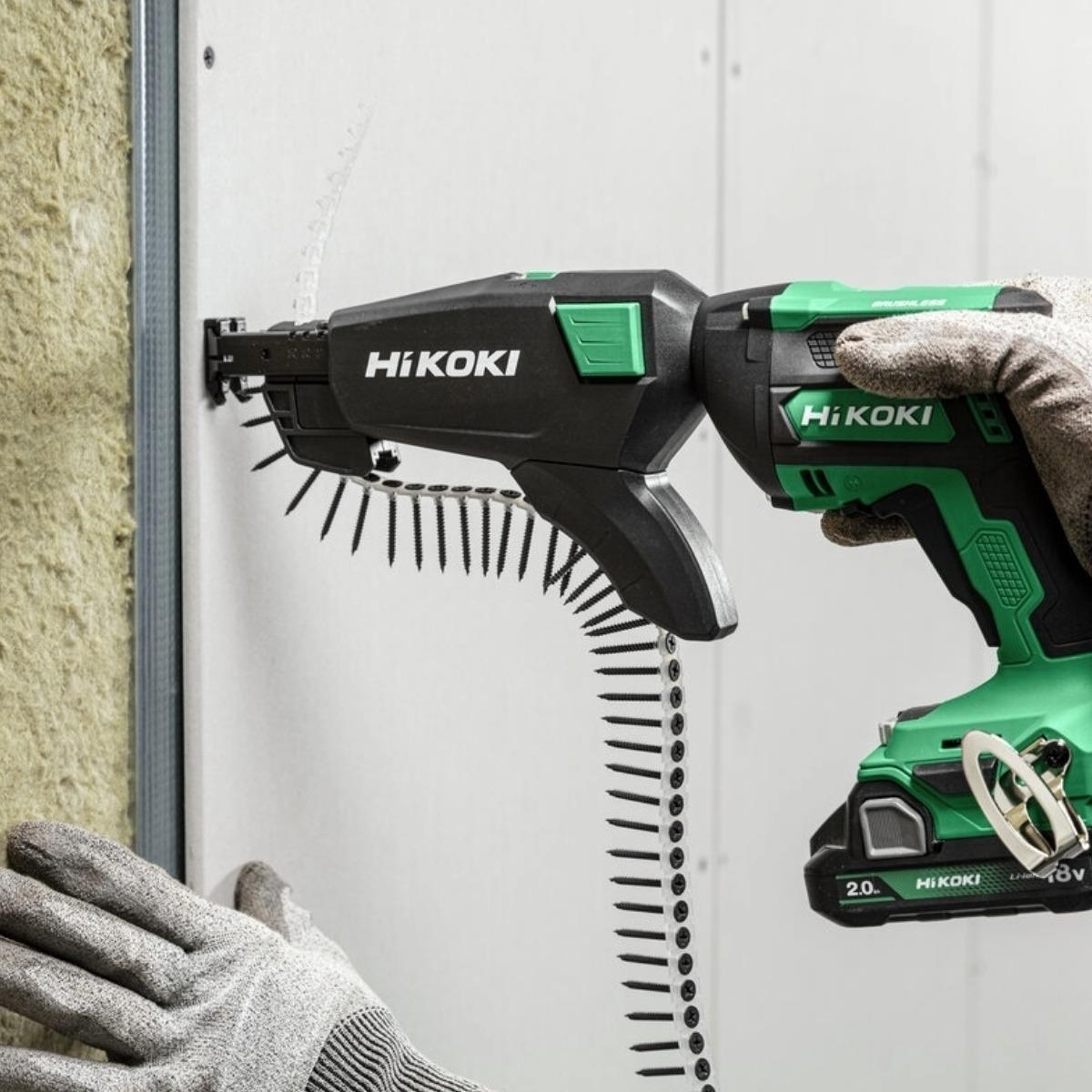 HiKOKI W18DAW3Z 18V Brushless Drywall Screwdriver with 1 x 5.0Ah Battery Charger & Case