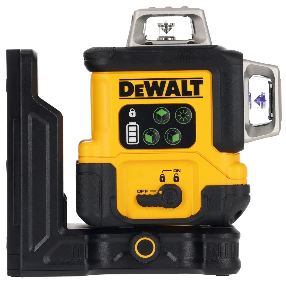 Dewalt DCLE14361GB-XJ USB-C Rechargeable 3 x 360° Green Beam Laser Level