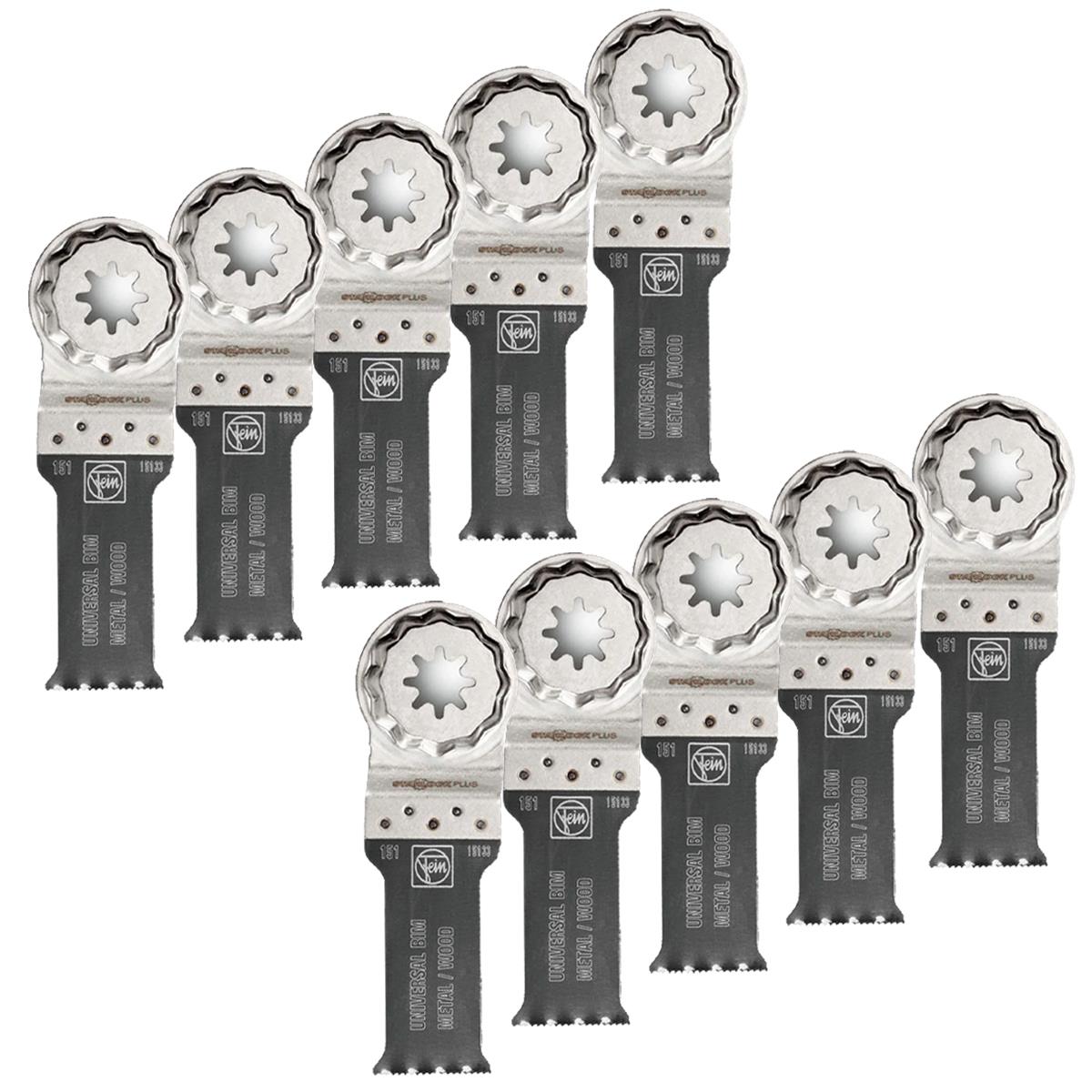 Fein 28mm STARLOCK E-Cut Universal BIM Saw Blade 63502151240 Pack of 10